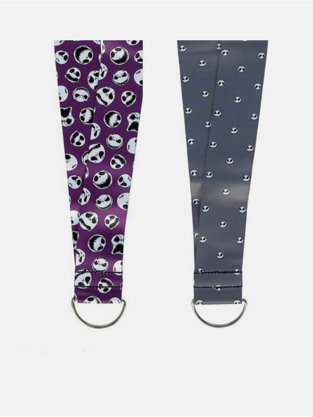 Disney Parks Jack Skellington Reversible Double Wide Pin Lanyard